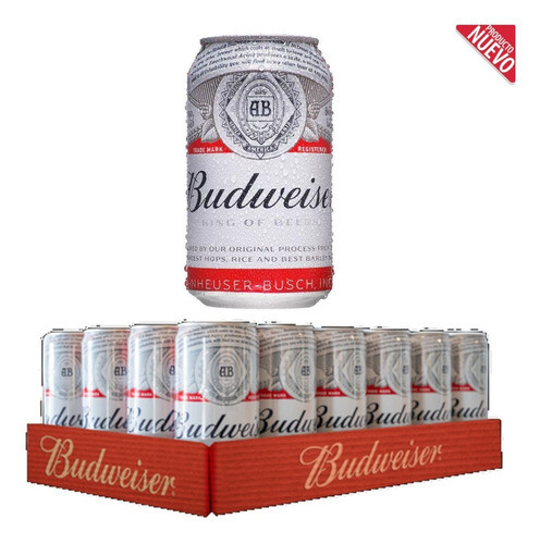 BUDWEISER LATABANDEJA X 24 UNIDADES DE 269ML