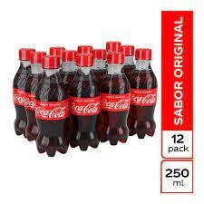 COCA COLA 250 BANDEJA PET 250ML X 12 UNIDADES