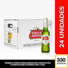 STELLA ARTOIS BOTELLA CAJA X 24 UNIDADES X 330 ML