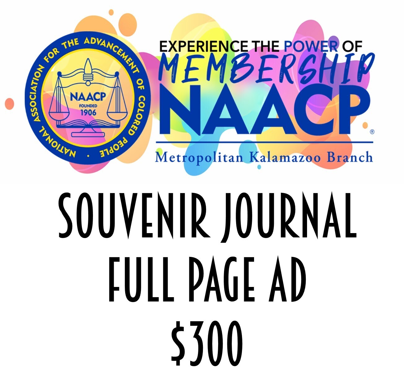 Souvenir Journal - Full Page Ad