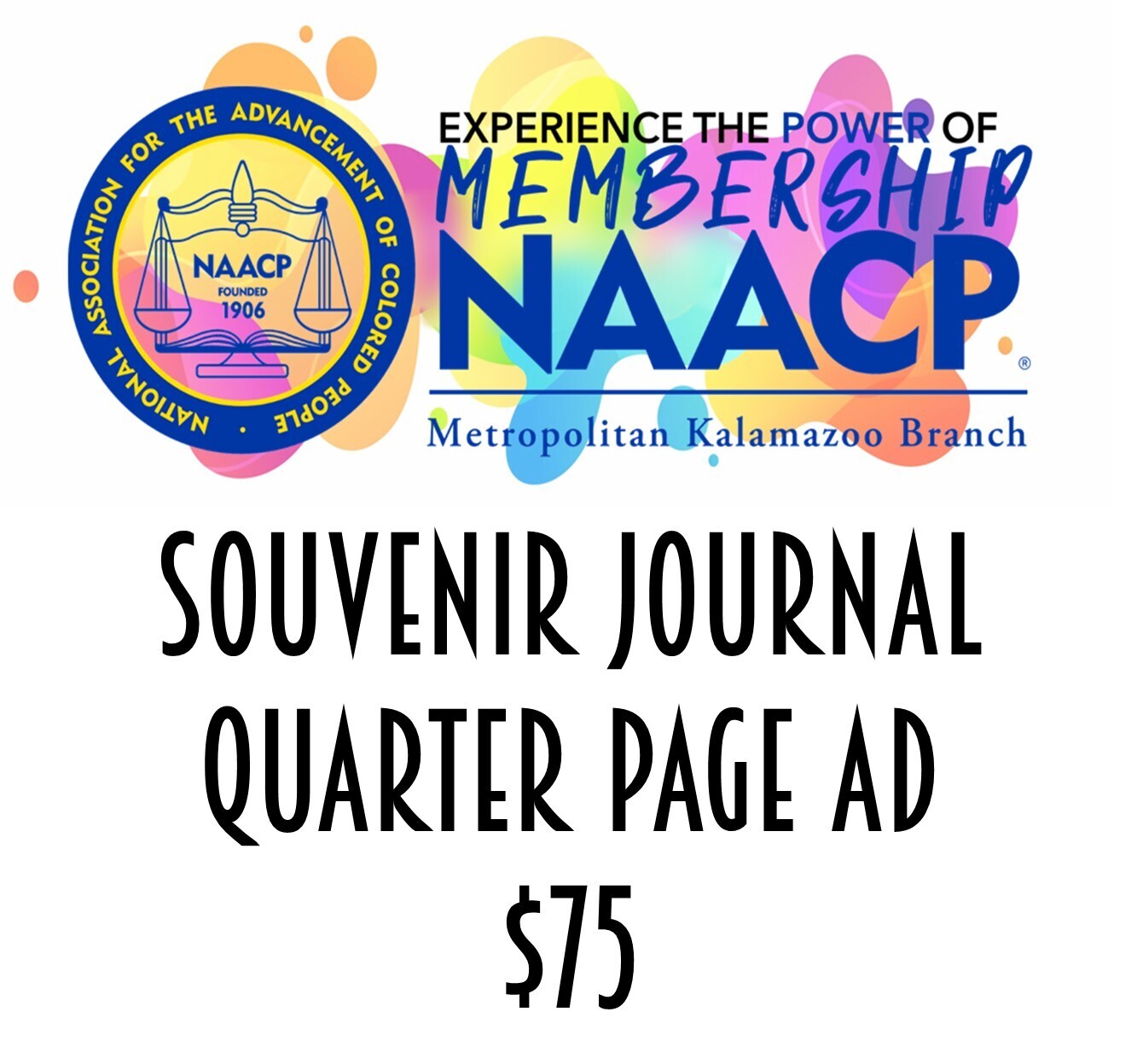 Souvenir Journal - Quarter Page Ad