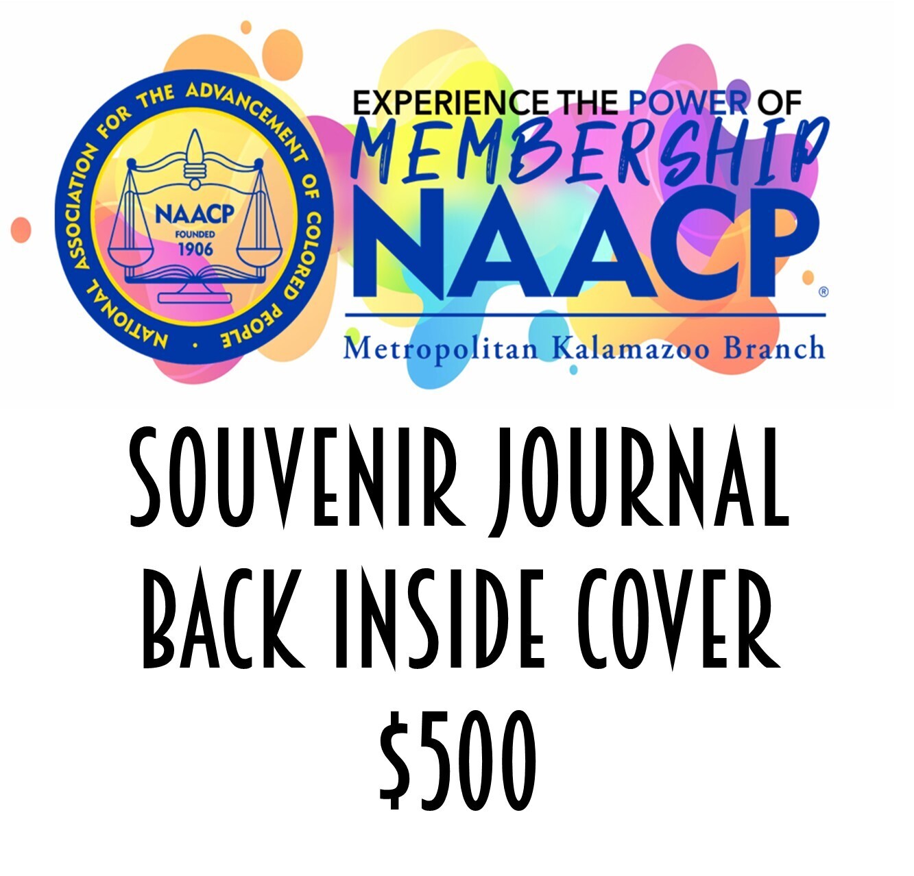 Souvenir Journal - Front Inside Cover