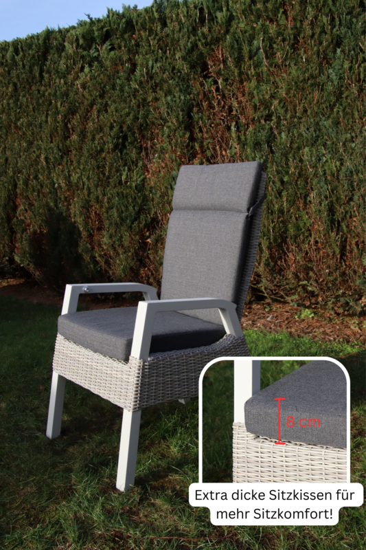 Kano Polyrattan-Gartenstuhl Kir-Royal-108-AA