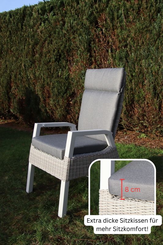 Kano Polyrattan-Gartenstuhl Kir-Royal-108-A-S Kano Polyrattan-Gartenstuhl Kir-Royal-108-A-S