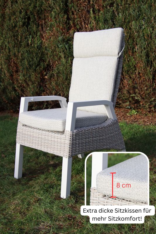 Kano Polyrattan-Gartenstuhl Kir-Royal-108-A Kano Polyrattan-Gartenstuhl Kir-Royal-108-A