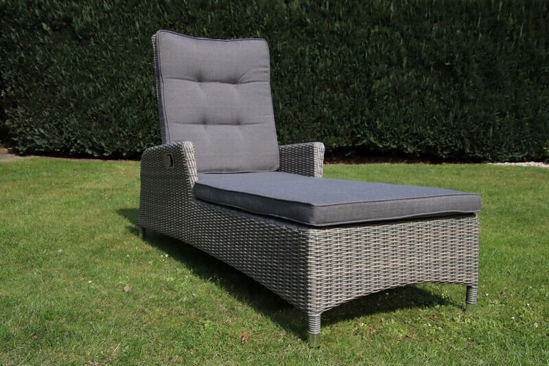 Kano Polyrattan-Gartenliege Kir-Royal-117-L Kano Polyrattan-Gartenliege Kir-Royal-117-L