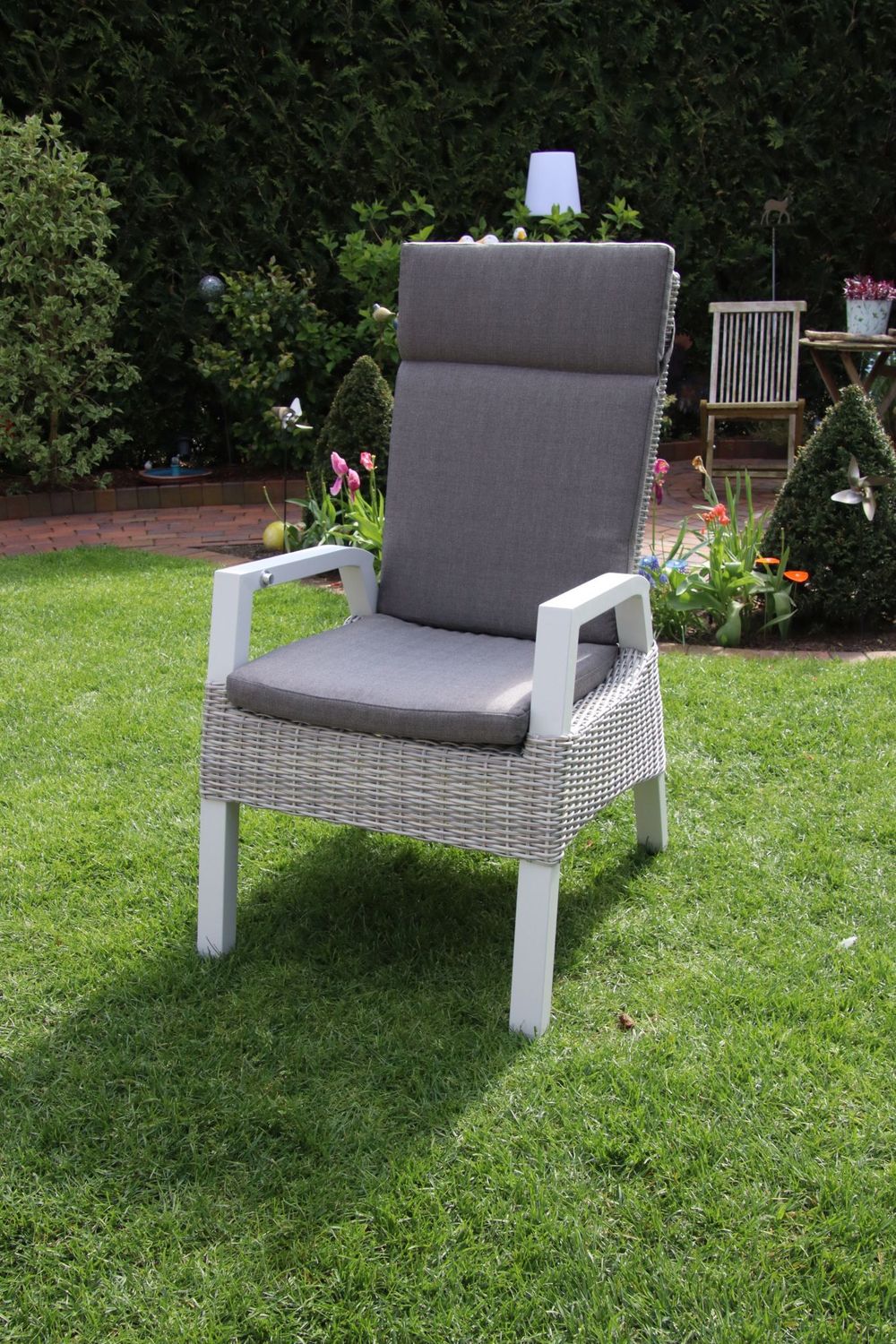 Kano Polyrattan-Gartenstuhl Kir-Royal-108-G-N Kano Polyrattan-Gartenstuhl Kir-Royal-108-G-N