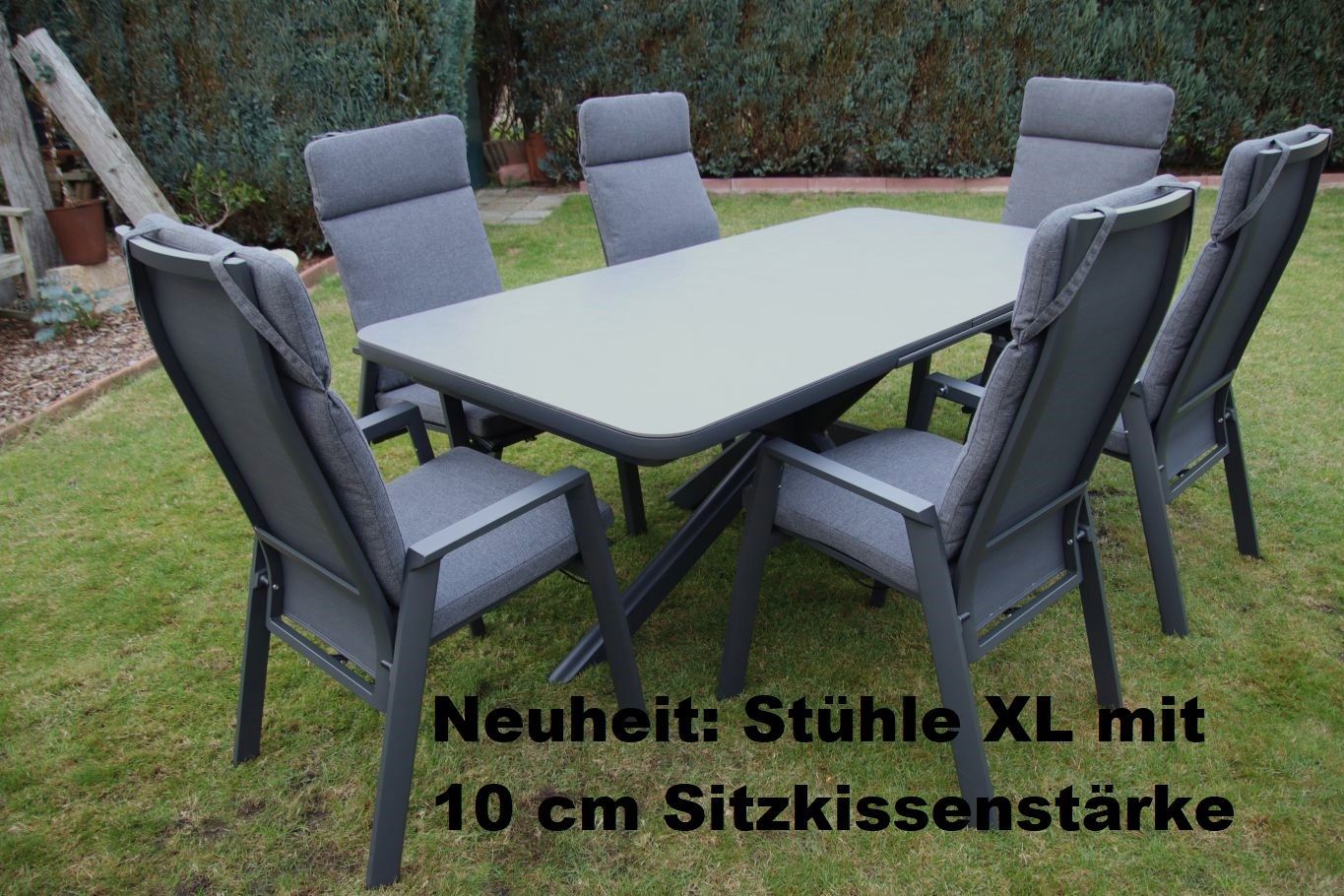 Gartenmöbelset Kir-Royal-116-G-XL Neuheit: Mit 10 cm Sitzkissenstärke ! Gartenmöbelset Kir-Royal-116-G-XL Neuheit: Mit 10 cm Sitzkissenstärke !