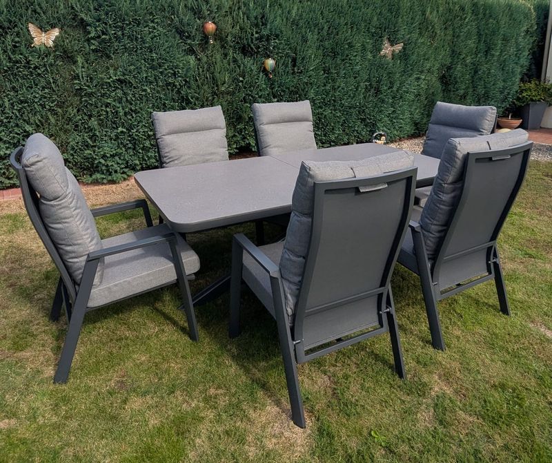 Gartenmöbelset Kir-Royal-116-G-XL Neuheit: Mit 10 cm Sitzkissenstärke !