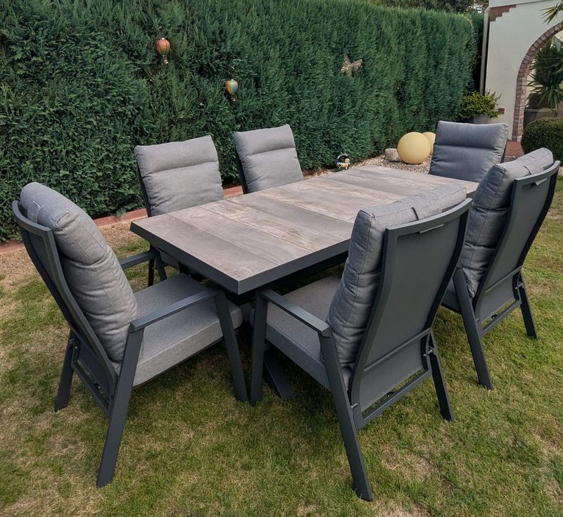 Gartenmöbelset Kir-Royal-129-G-XL Neuheit: Mit 10 cm Sitzkissenstärke !