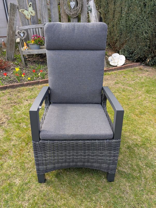 Kano Polyrattan-Gartenstuhl Kir-Royal-112-G-A