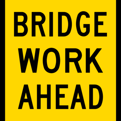Bridge Work Ahead (600 X 600)
