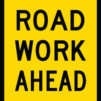 Roadwork Ahead (600 X 600)