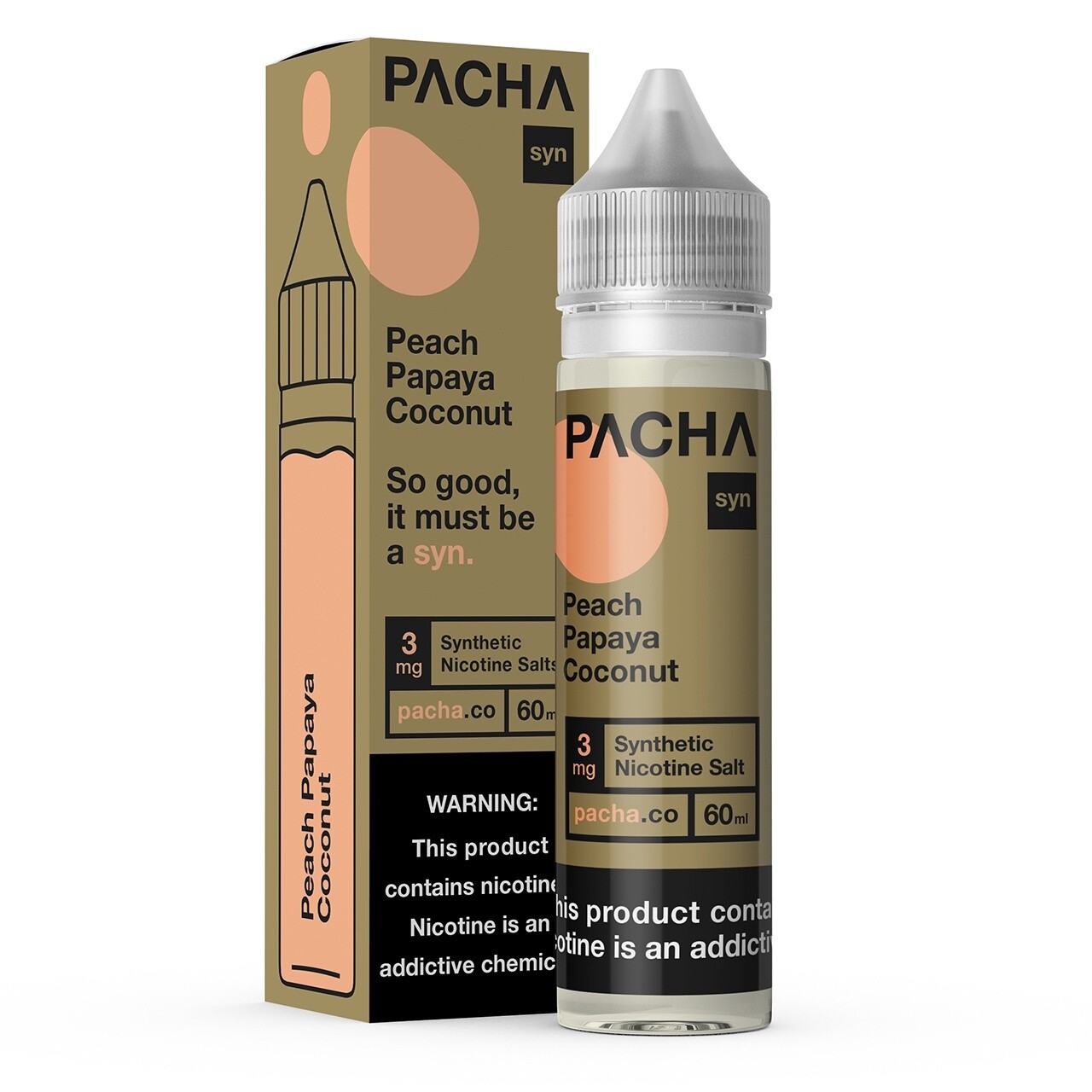 Pacha Syn 3mg Tobacco-Free Nicotine 60mL