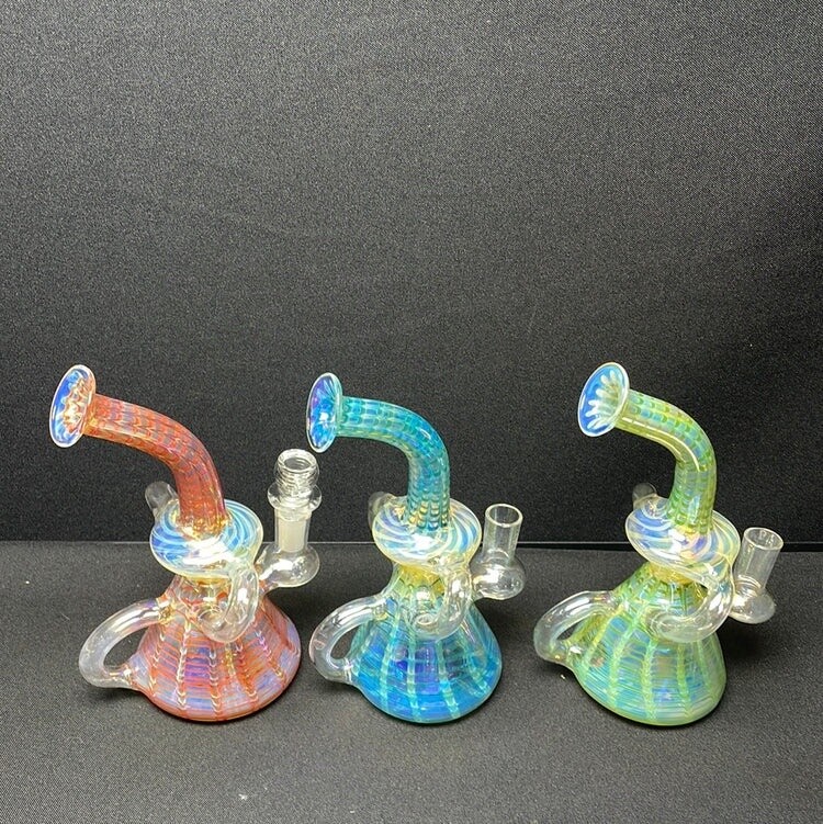 8” Recycle Color Dab Rig