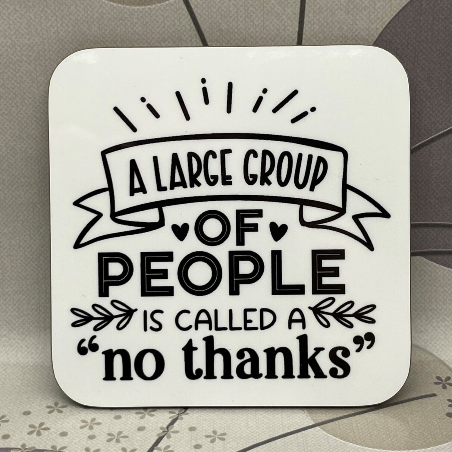 A large group of people...