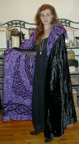 Black and Purple Cloak