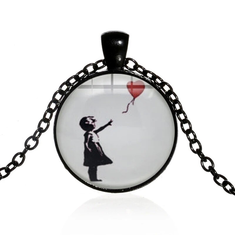 GIRL WITH BALLOON BLACK