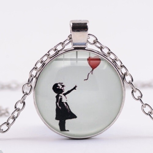 GIRL WITH BALLOON SILVER