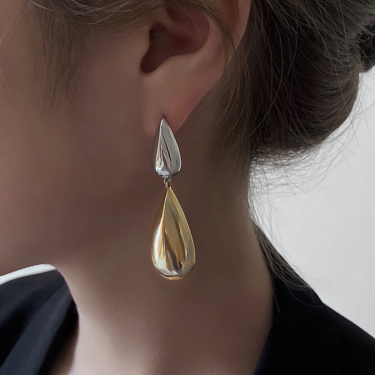 GOLD AND SILVER EARRINGS