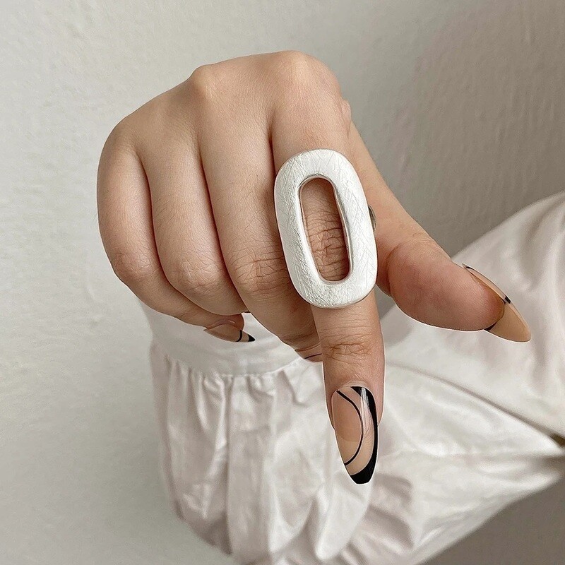 SILVER ADJUSTABLE RING