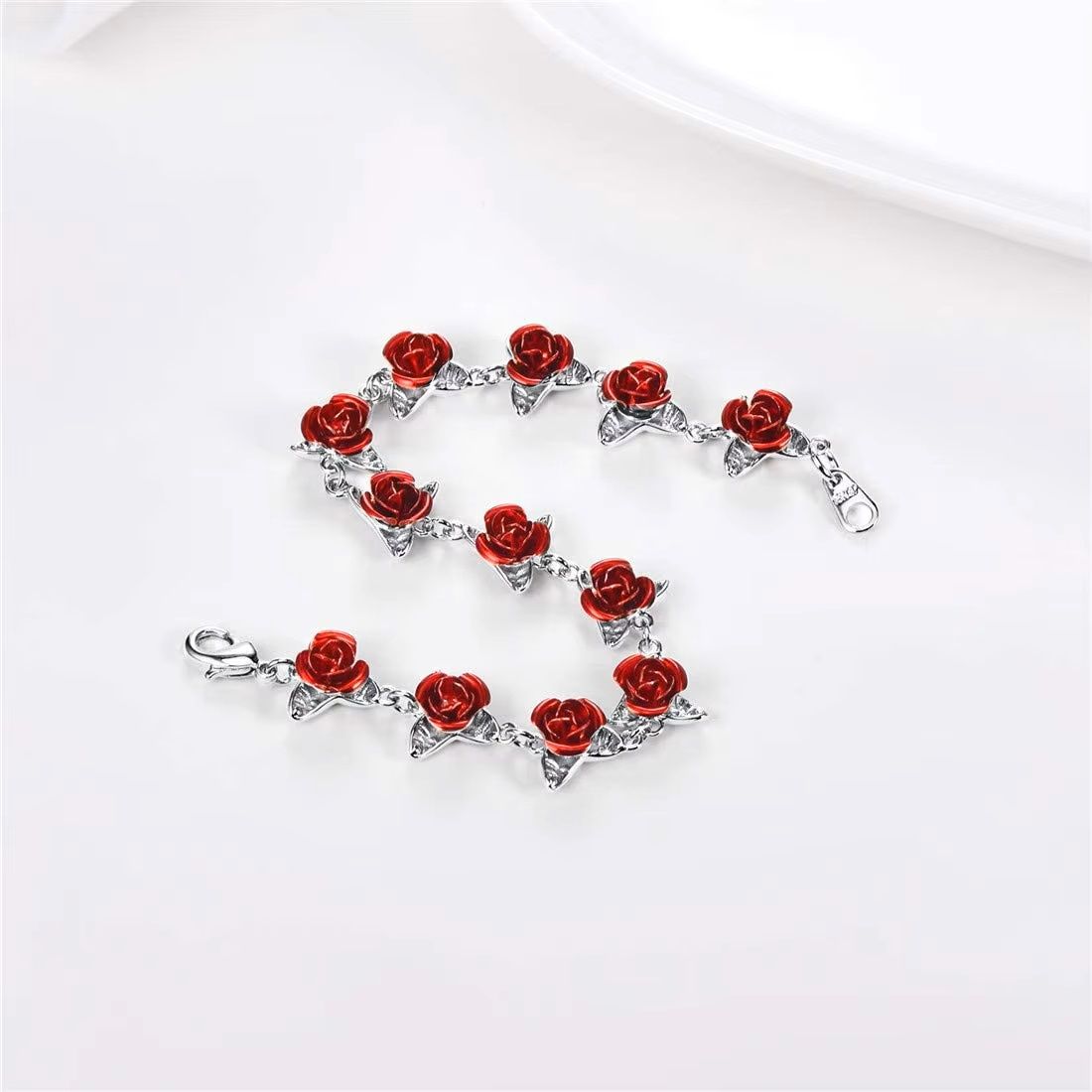 RED ROSE BRACELET