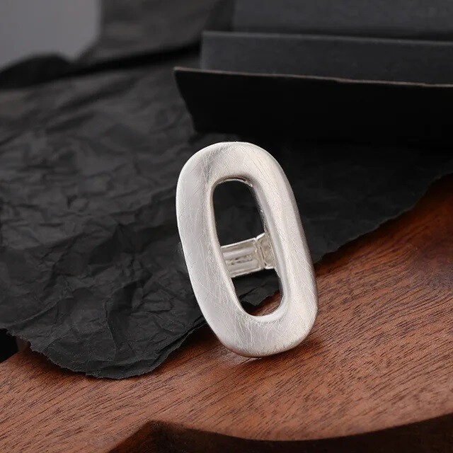 SILVER ADJUSTABLE RING