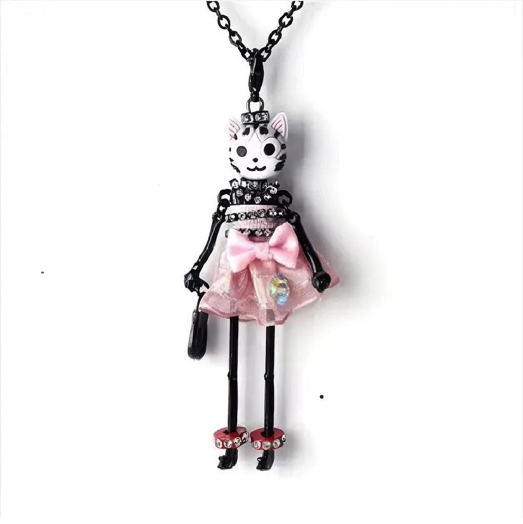 PINK CAT DOLL NECKLACE