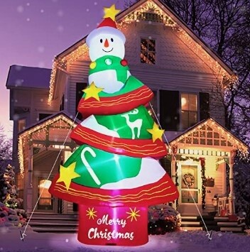 12ft Snowman Christmas Tree