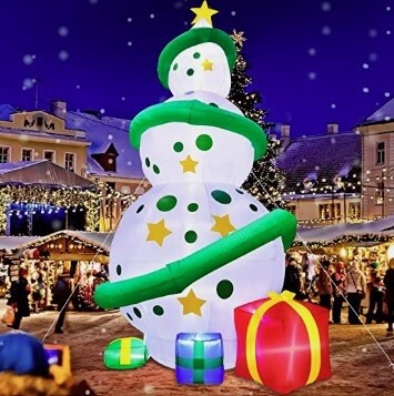 12ft Snowball Christmas Tree