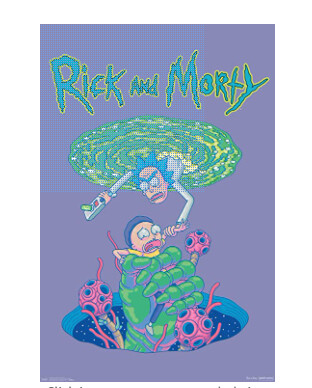 Rick And Morty - Portal Fall Wall Poster, 22.375 x 34