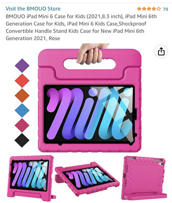 Ipad Mini 6th Gen 2021 Case- Pink