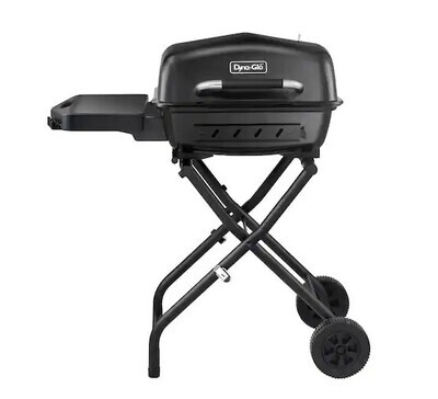 DYNA-GLO PORTABLE CHARCOAL GRILL IN BLACK
