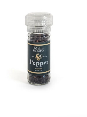 Maine Sea Salt Peppercorn Grinder