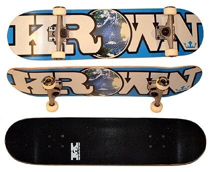 Krown Rookie World Blue 7.5" Komplettboard