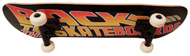 Komplettboards Back to Skate-Logo + Schutzset + Tool + Buch