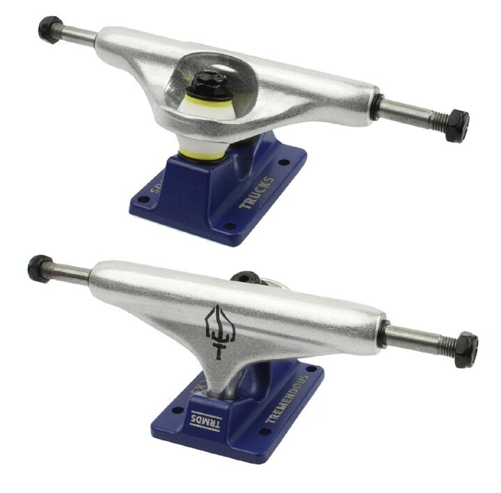 Tremendous Truck 5.25” Navy Blue/Silver. Set of 2