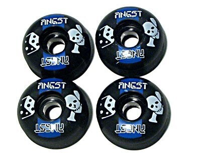 Skateboard Wheels, Angst 52mm 98A Black Skateboard Wheels, Angst 52mm 98A Black