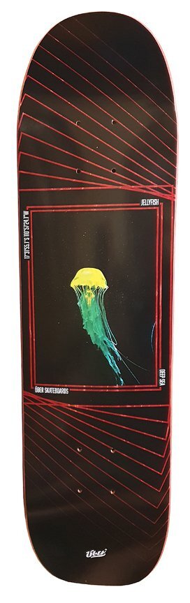 Freestyle Skateboard Deck, Über-Jellyfish 7.5