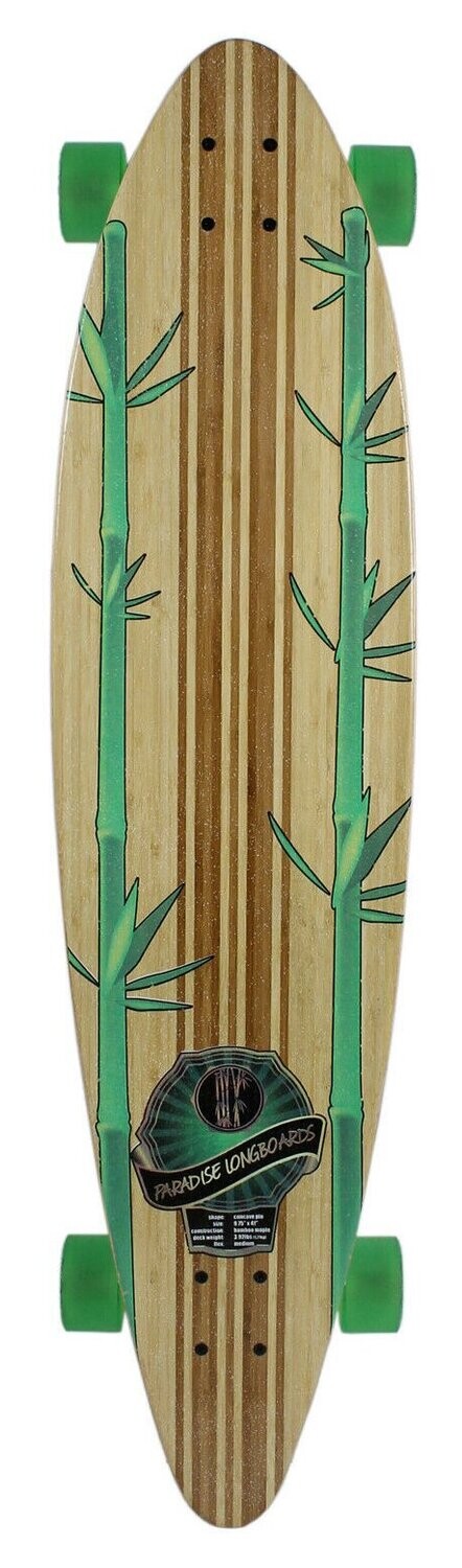 Paradise Longboard Bamboo Inlay Lazy 9.75”x41