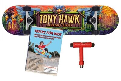 Tony Hawk, Apocalypse 8.0”+ Trick-Buch + Tool
