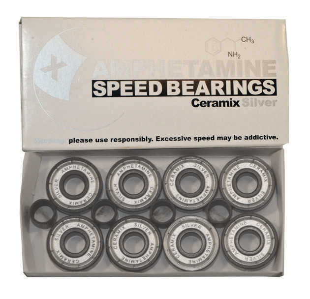 Amphetamine Speed Bearings Ceramix Silver