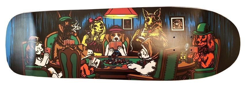 Rodney Mullen Almost Slick Poker Dogs, Deck