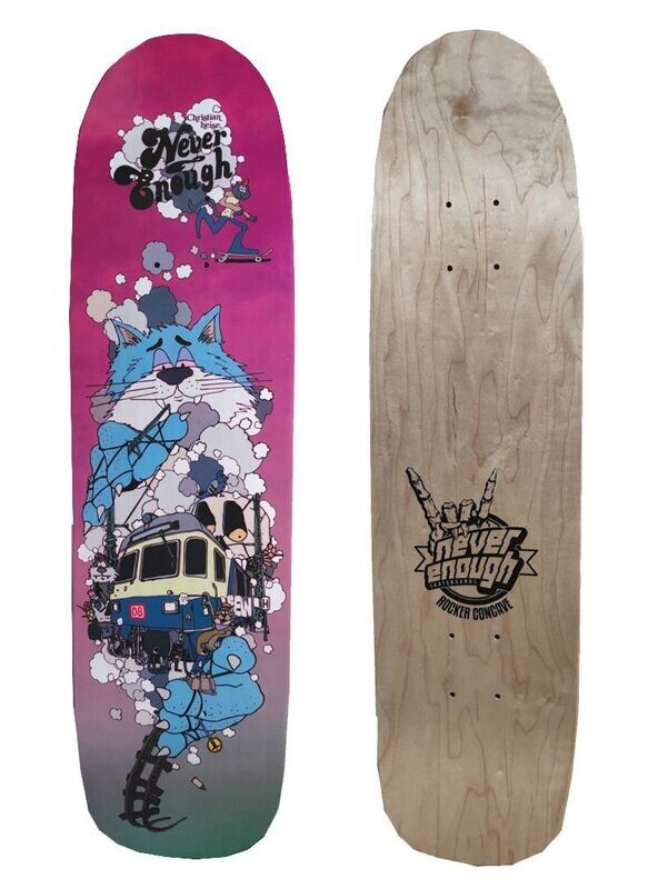 Freestyle Skateboard Never Enough Heise 7.7" x 28.3" Deck