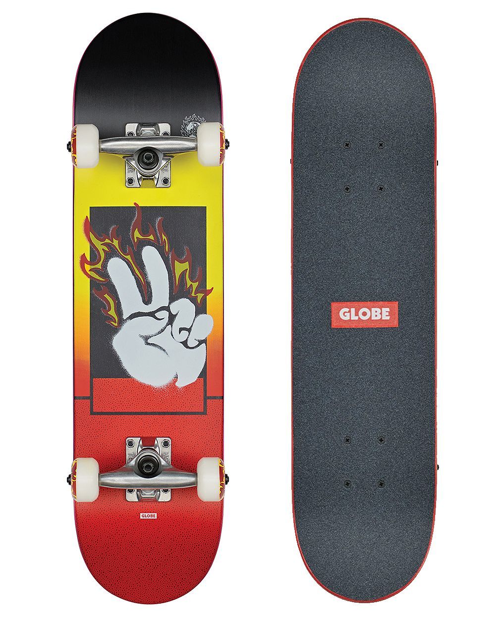 Globe Kids Alight Mini 7.0 Black Maple/Red