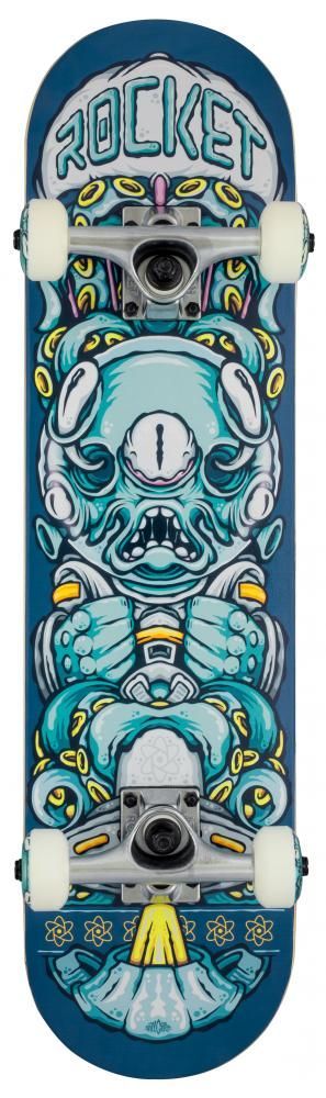 Rocket Complete Skateboard, Alien Pile-up 7.375"