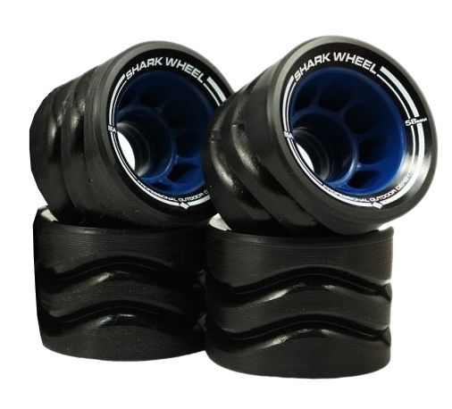 Shark Wheels Hybrid Quad Skates 58mm, 86A