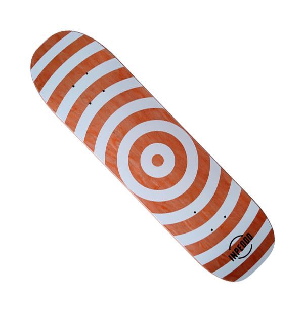 Freestyle Skateboard Inpeddo, Circles-Short & Wide 7.5" Deck
