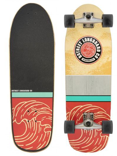 D Street Surfskate, Mission. 10" x 32"
