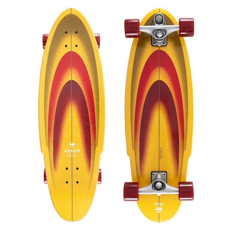 Arbor Surfskate Complete Jordan Brazie 10 Arbor Surfskate Complete Jordan Brazie 10"x30.75"